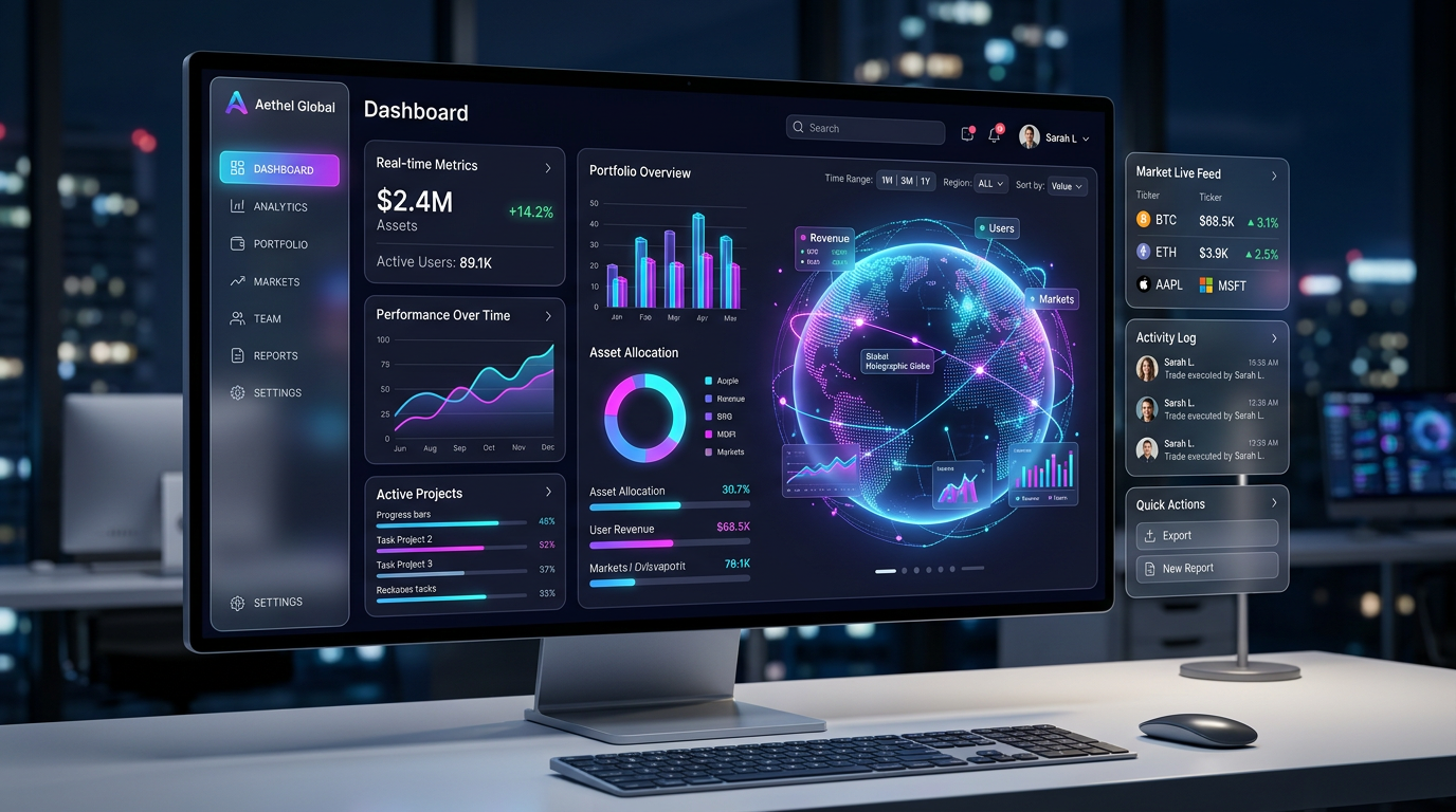 Complex Dashboard UI