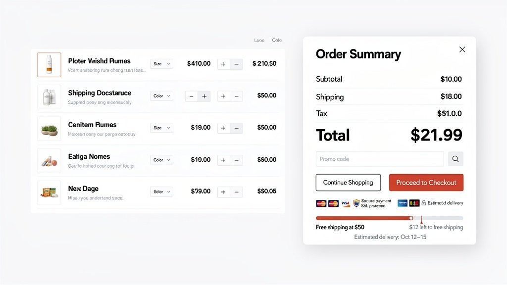 Shopping Cart & Checkout